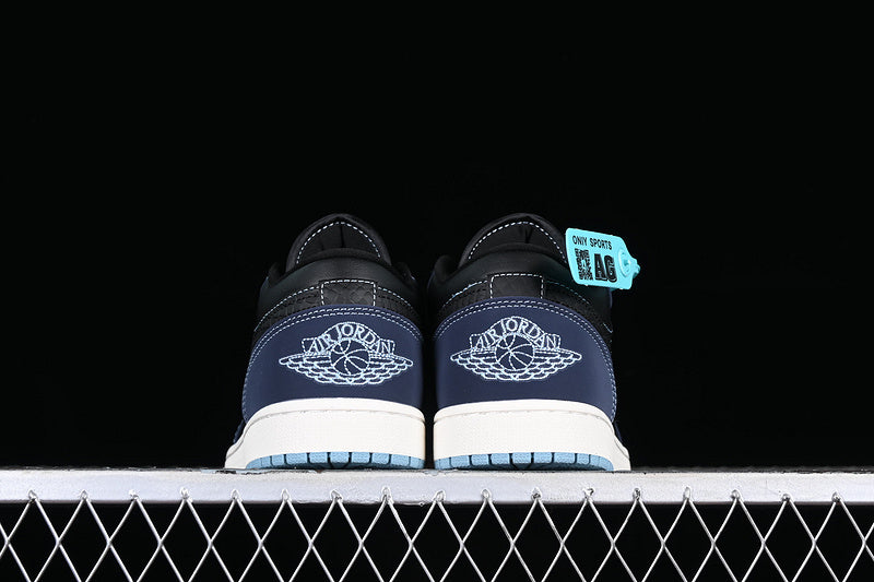Air Jordan 1 AJ1 Low Snake Skin – Blue