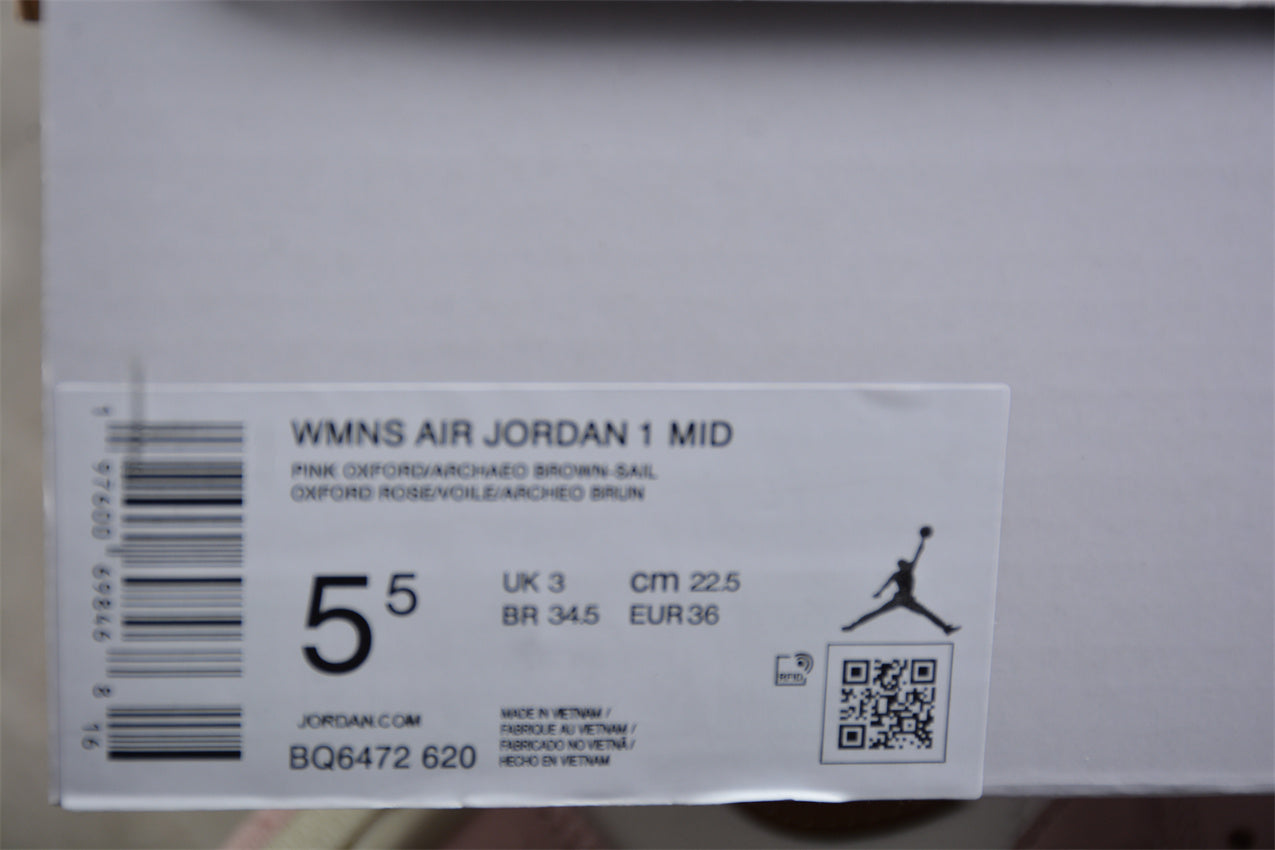 Unisex Air Jordan 1 AJ1 Mid – Neapolitan