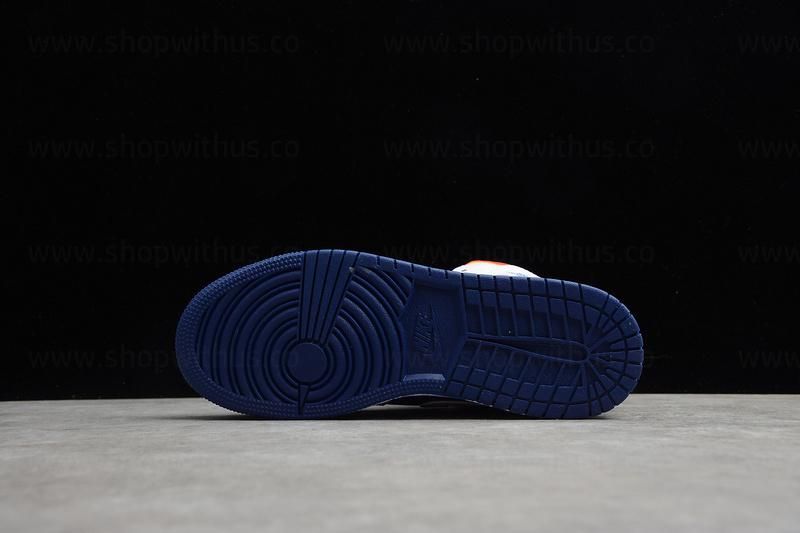 Air Jordan 1 AJ1 Mid – White Deep/Royal Blue