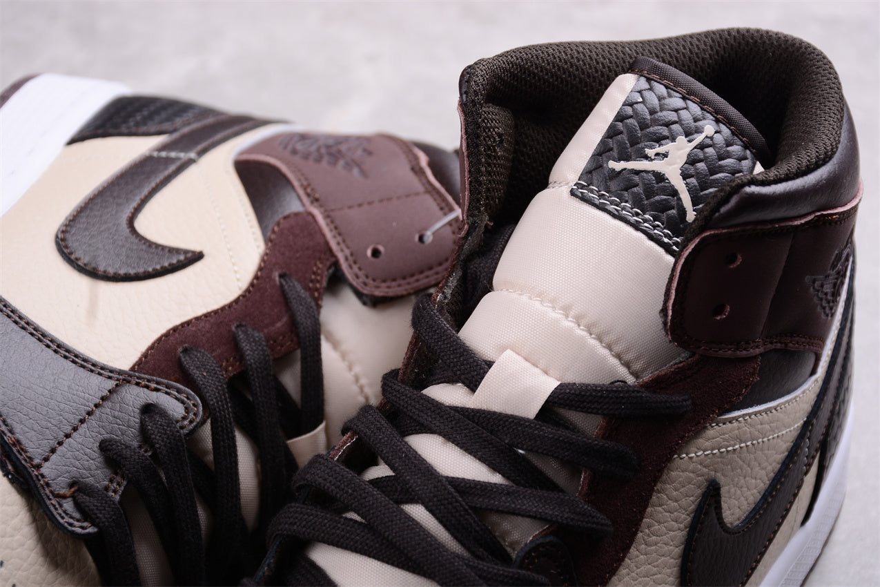 Air Jordan 1 AJ1 Mid – YMCA Brown