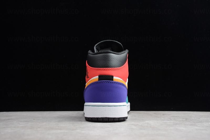 Air Jordan 1 AJ1 Mid – Bred/MultiColor