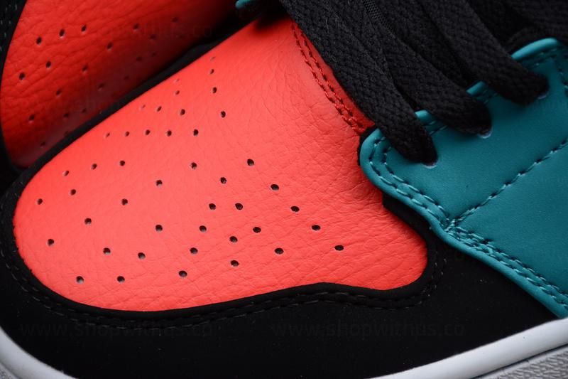 Air Jordan 1 AJ1 Mid – Bred/MultiColor