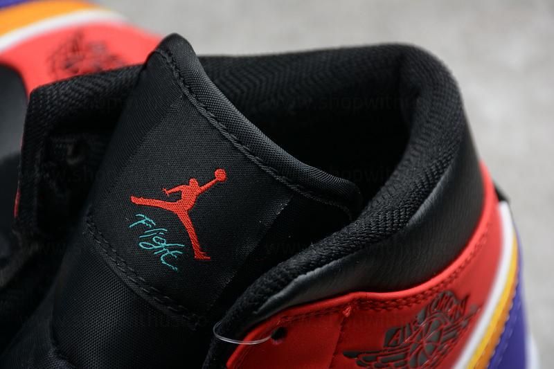 Air Jordan 1 AJ1 Mid – Bred/MultiColor