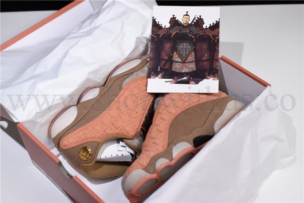 Clot x Air Jordan 13 AJ13 Retro Low – Sepia Stone