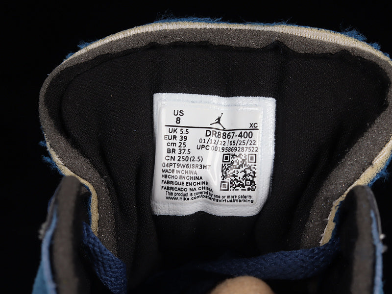 Air Jordan 1 AJ1 Low – Craft Inside Out Obsidian