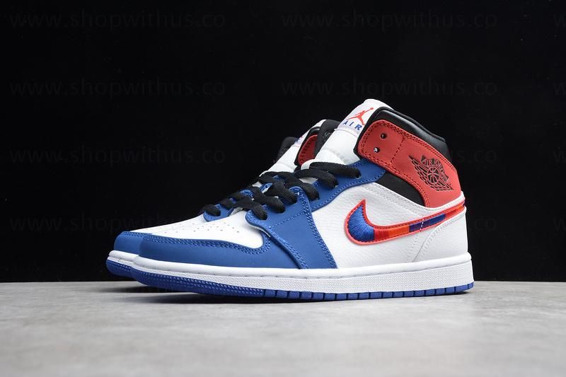 Air Jordan 1 AJ1 Mid – Multicolored Swoosh