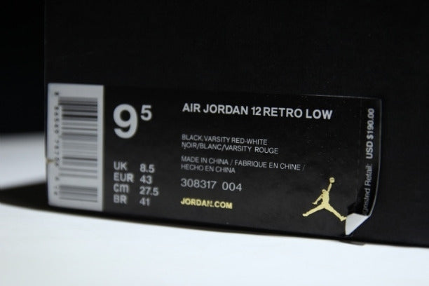 Air Jordan 12 AJ12 Retro Low Basketball Shoes – Playoff