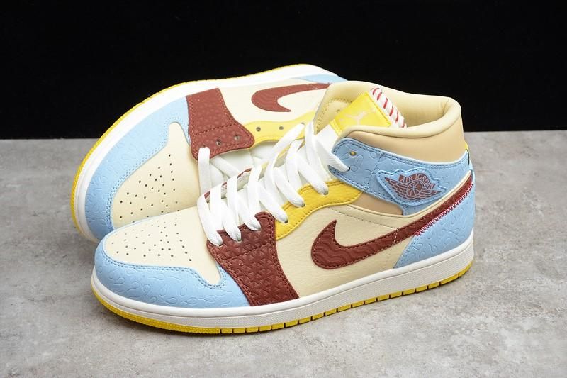 Air Jordan 1 AJ1 Mid – Fearless Maison Chateau Rouge