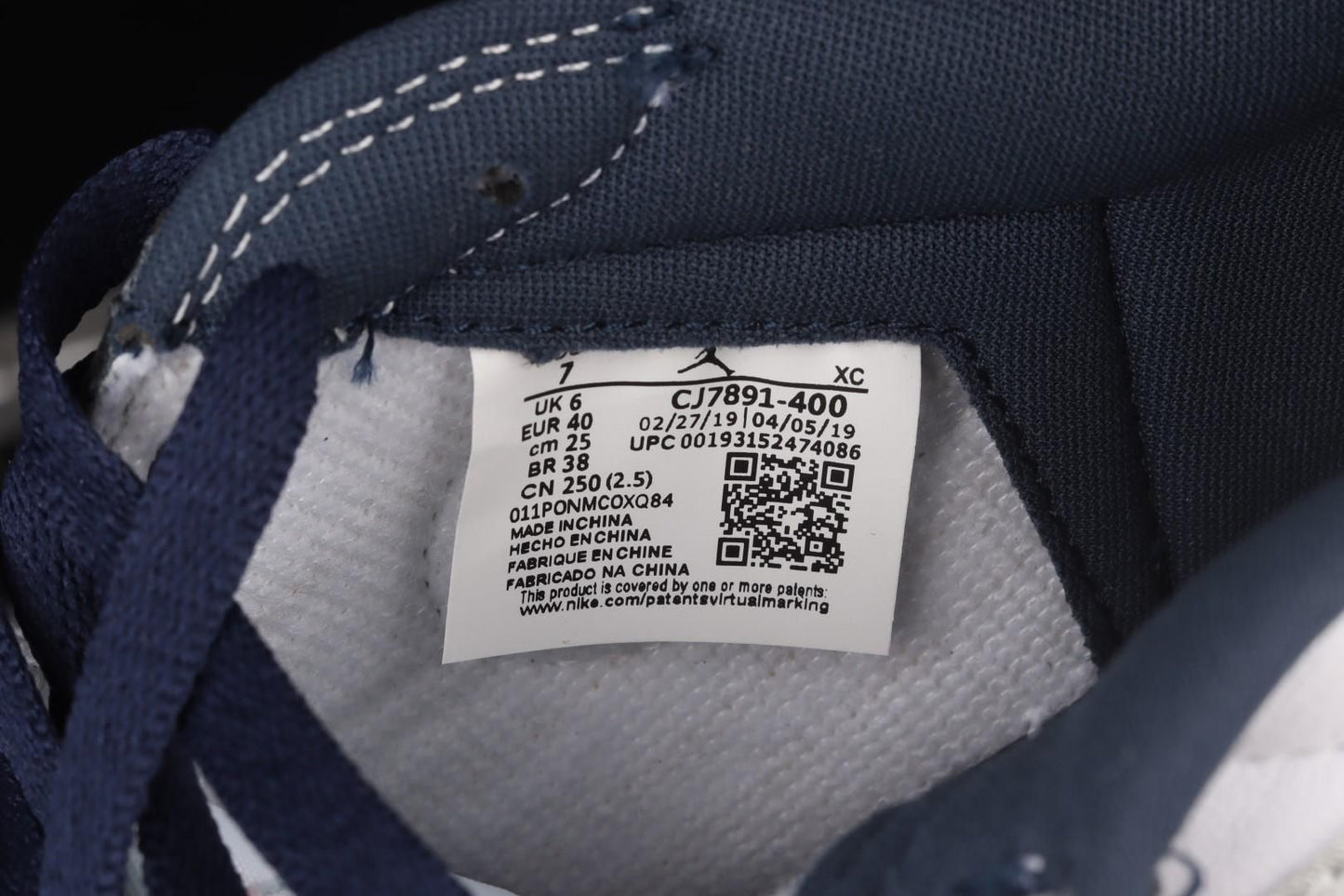 NikeSB x Air Jordan 1 AJ1 Low – Midnight Navy