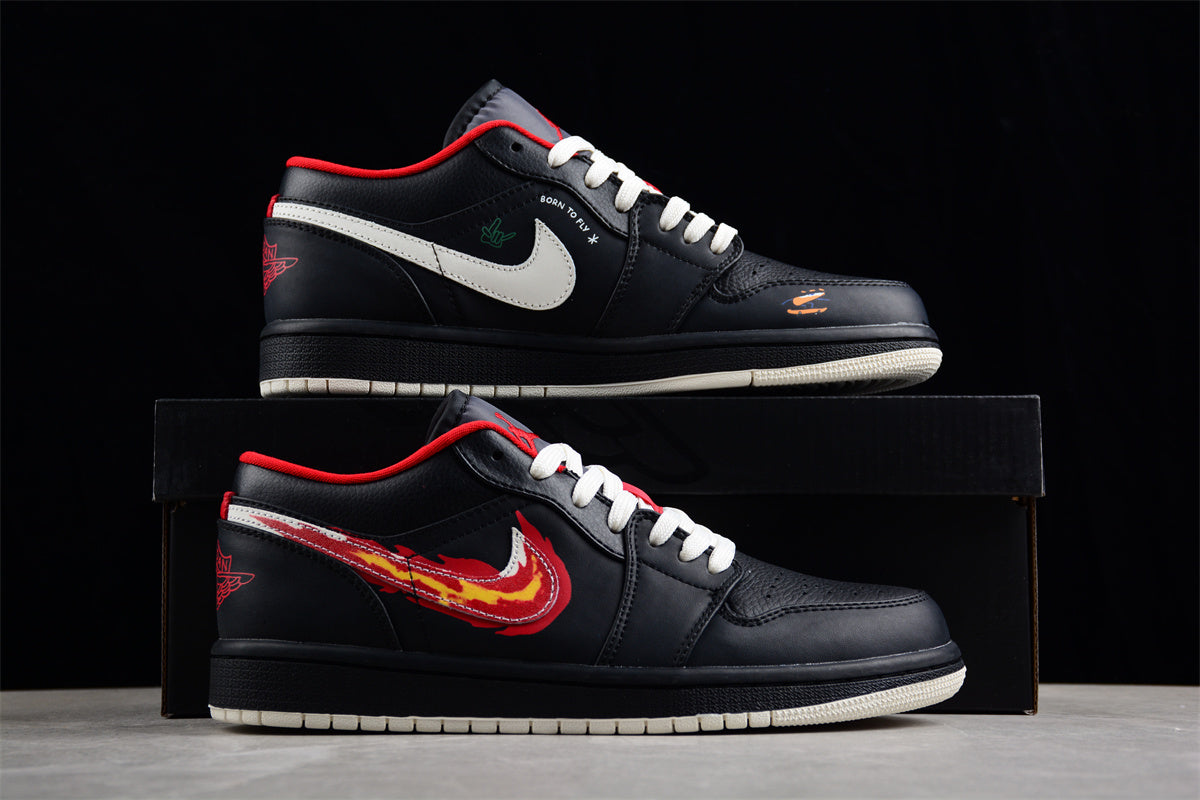 Air Jordan 1 AJ1 Low – Just Skate Black