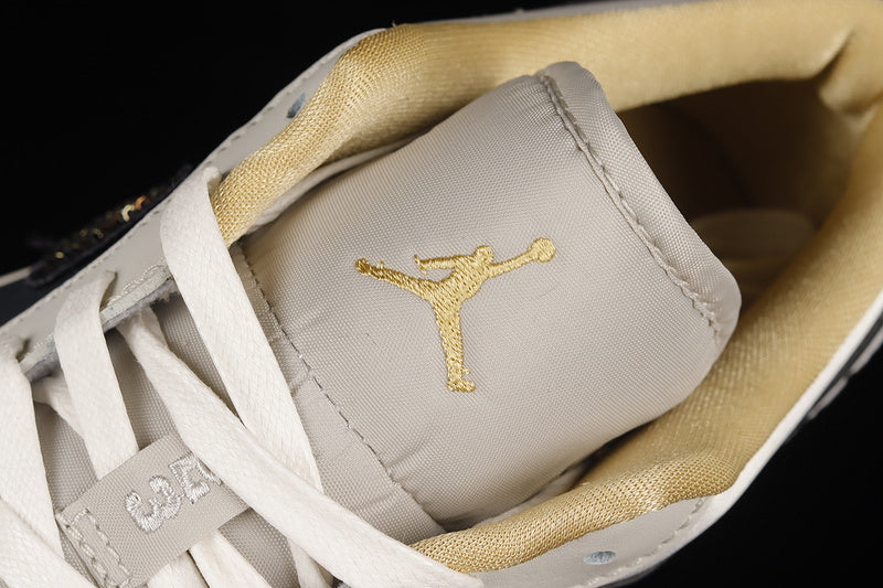 Unisex Air Jordan 1 AJ1 Low – Beaded Swoosh