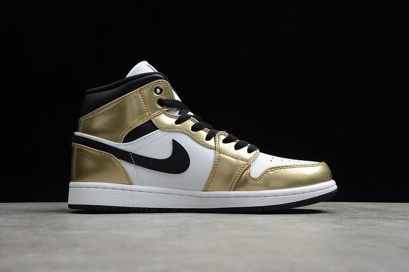 Air Jordan 1 AJ1 Mid – Metallic Gold