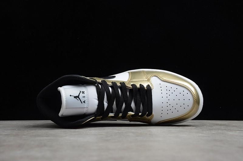 Air Jordan 1 AJ1 Mid – Metallic Gold