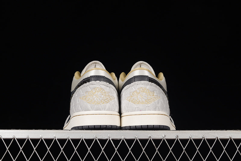 Unisex Air Jordan 1 AJ1 Low – Beaded Swoosh