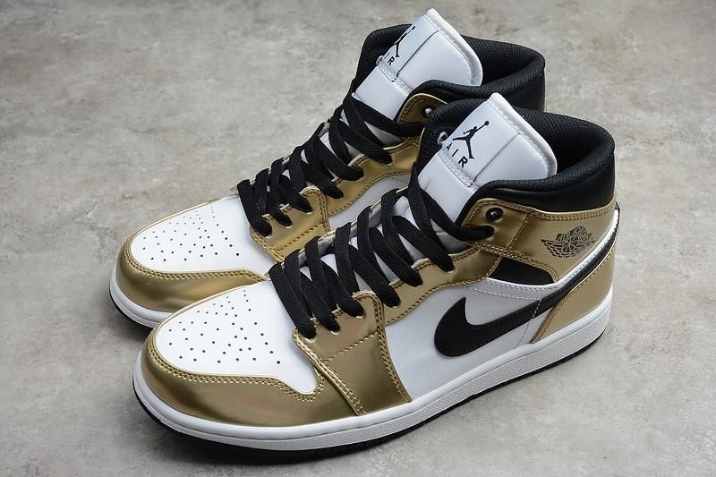 Air Jordan 1 AJ1 Mid – Metallic Gold