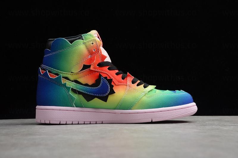 J Balvin x Air Jordan 1 AJ1 Retro High - Multi Color