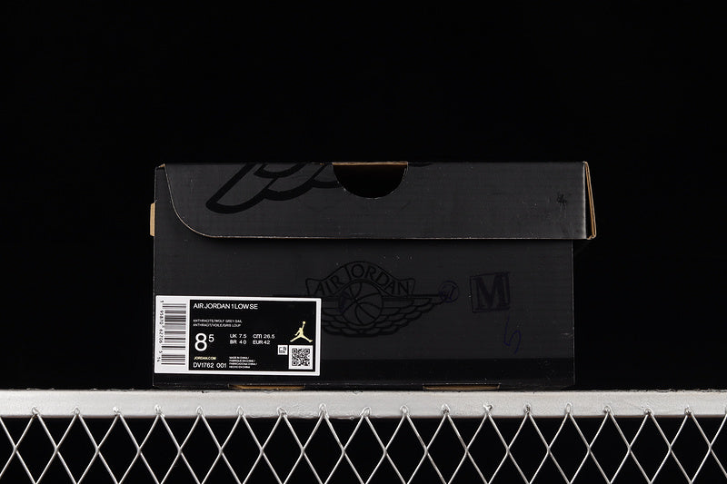 Unisex Air Jordan 1 AJ1 Low – Beaded Swoosh