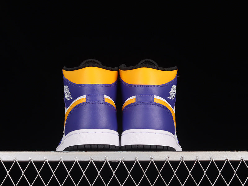 Air Jordan 1 AJ1 Mid – Lakers