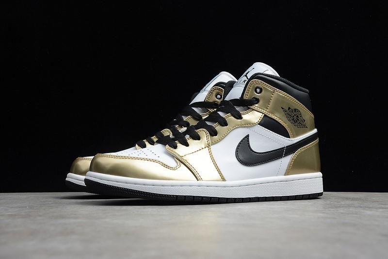 Air Jordan 1 AJ1 Mid – Metallic Gold