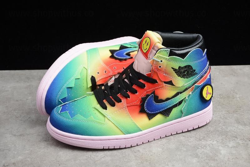 J Balvin x Air Jordan 1 AJ1 Retro High - Multi Color
