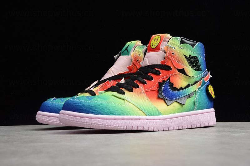 J Balvin x Air Jordan 1 AJ1 Retro High - Multi Color