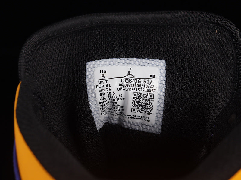Air Jordan 1 AJ1 Mid – Lakers