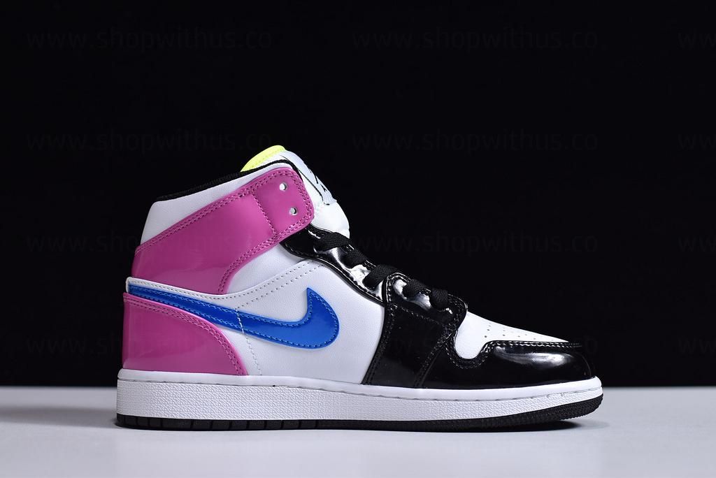 Air Jordan 1 AJ1 Mid SE – Cyber/Active Fuchsia