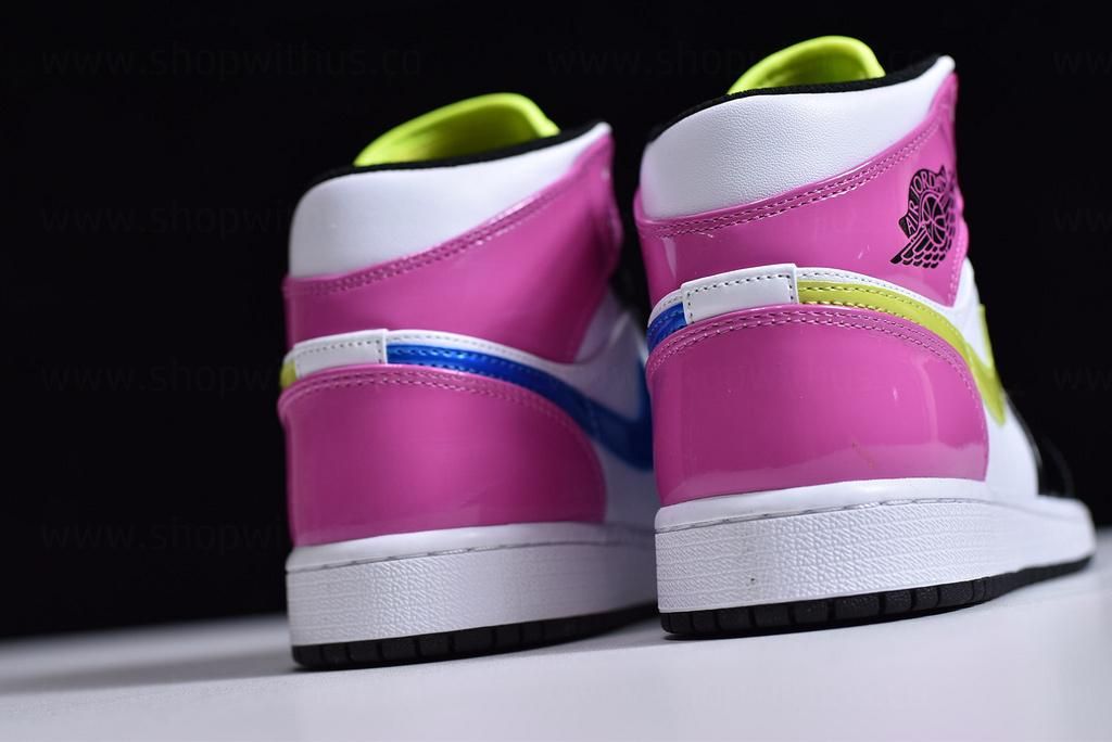 Air Jordan 1 AJ1 Mid SE – Cyber/Active Fuchsia
