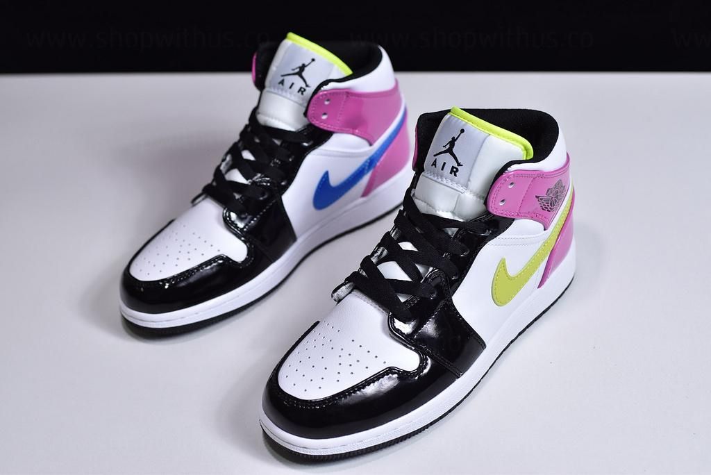 Air Jordan 1 AJ1 Mid SE – Cyber/Active Fuchsia
