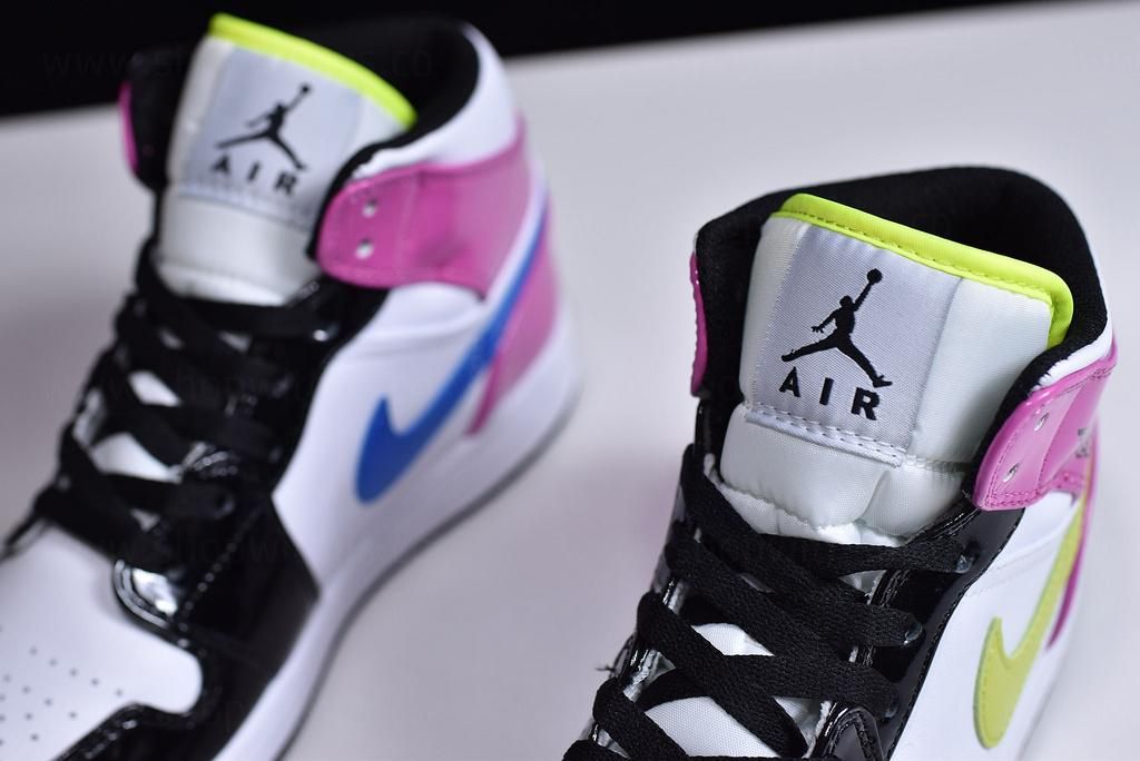 Air Jordan 1 AJ1 Mid SE – Cyber/Active Fuchsia