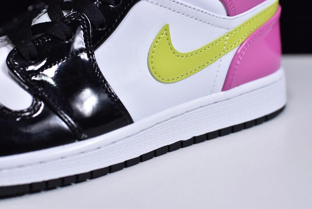Air Jordan 1 AJ1 Mid SE – Cyber/Active Fuchsia