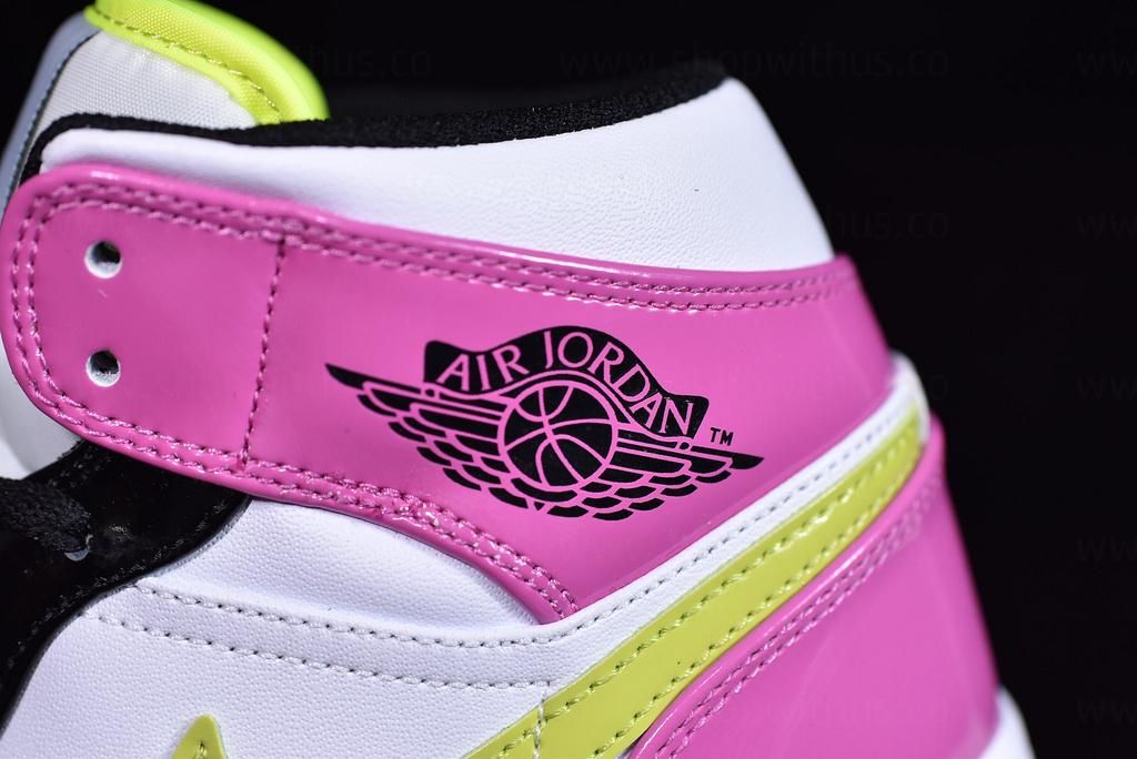 Air Jordan 1 AJ1 Mid SE – Cyber/Active Fuchsia