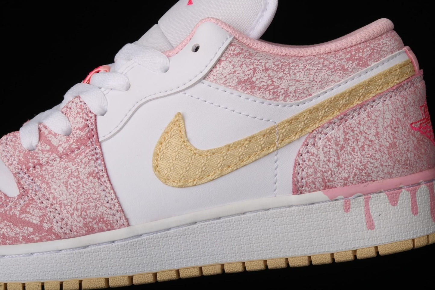 Unisex Air Jordan 1 AJ1 Low – Paint Drip