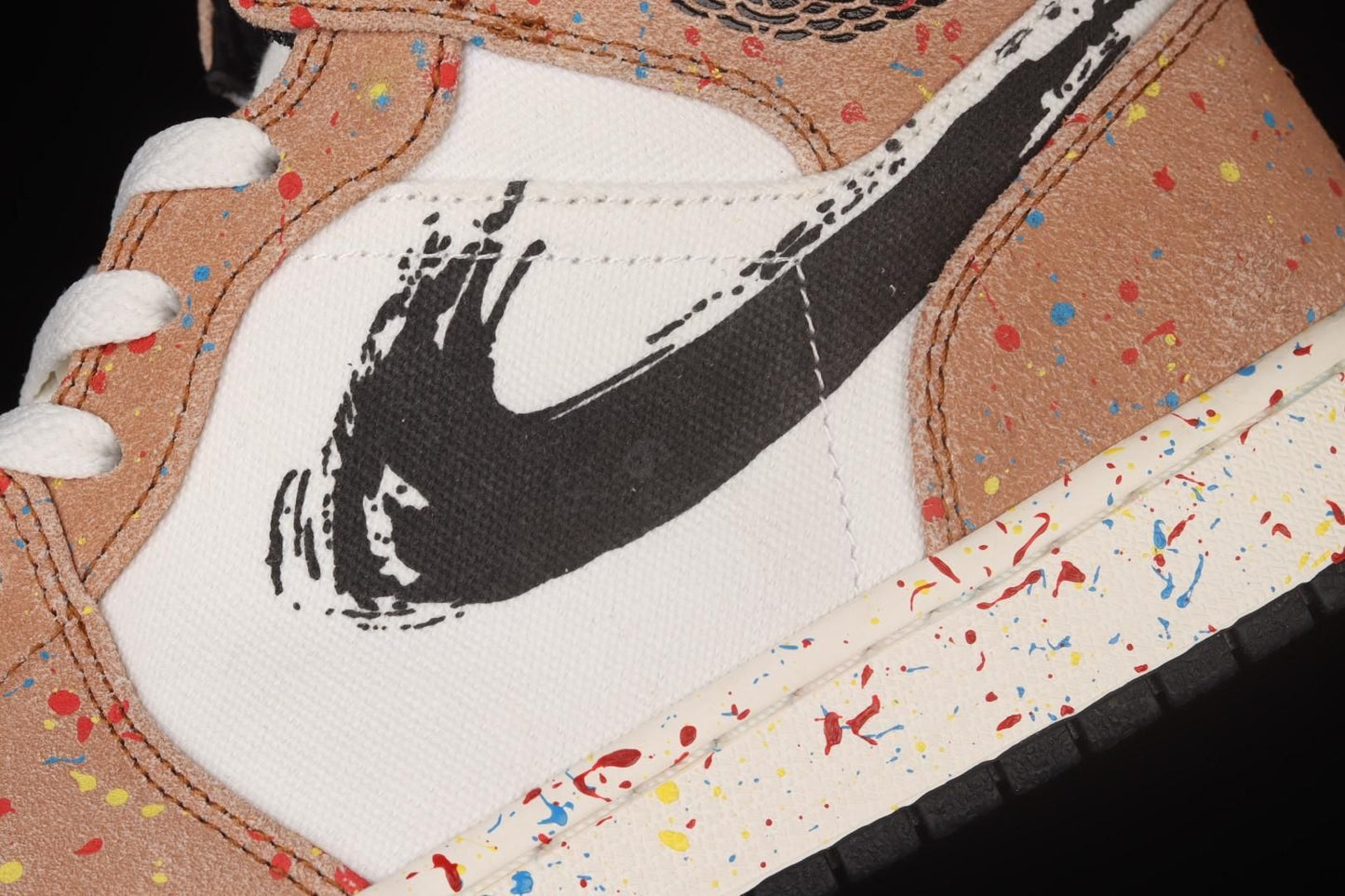 Air Jordan 1 AJ1 Mid – Brushstroke