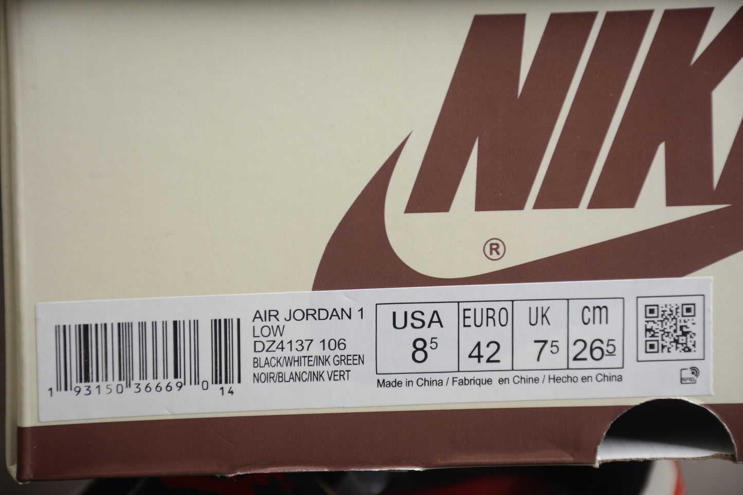 Travis Scott x Air Jordan 1 Low AJ1 – Olive