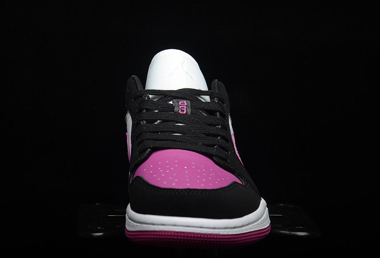 Unisex Air Jordan 1 AJ1 Low – Black Cactus Flower