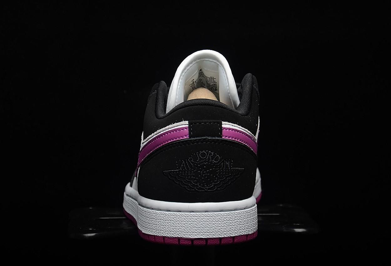 Unisex Air Jordan 1 AJ1 Low – Black Cactus Flower