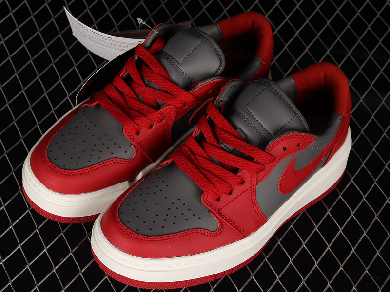 Unisex Air Jordan 1 AJ1 Low Elevate – Red/Grey