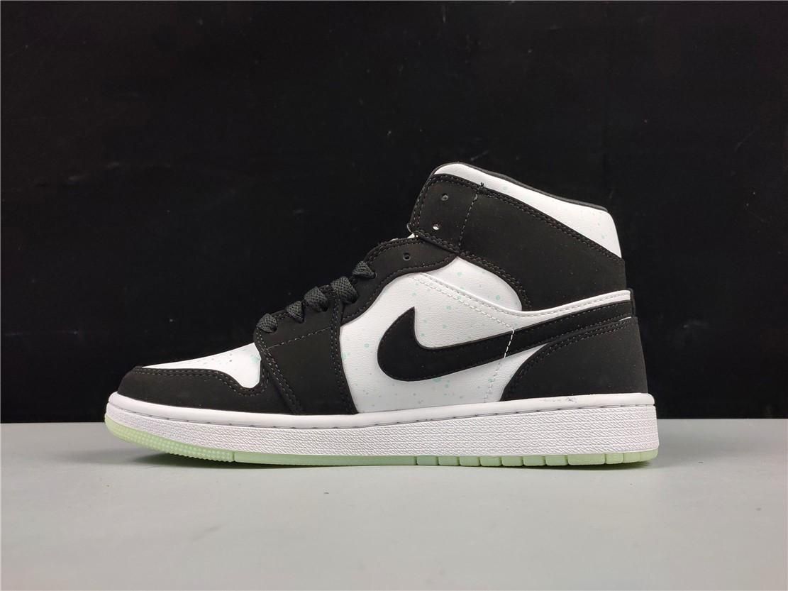 Air Jordan 1 AJ1 Mid – Black/Teal Tint