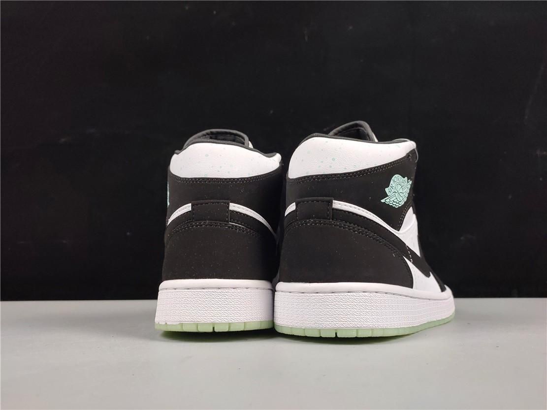 Air Jordan 1 AJ1 Mid – Black/Teal Tint