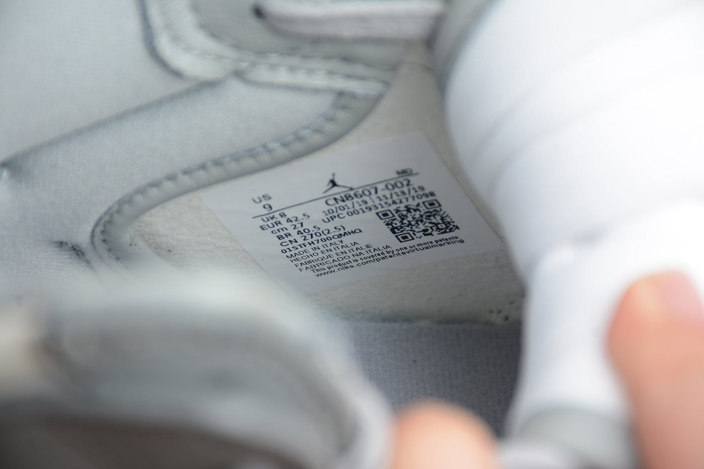 DiorUnisex x Air Jordan 1 AJ1 High - White