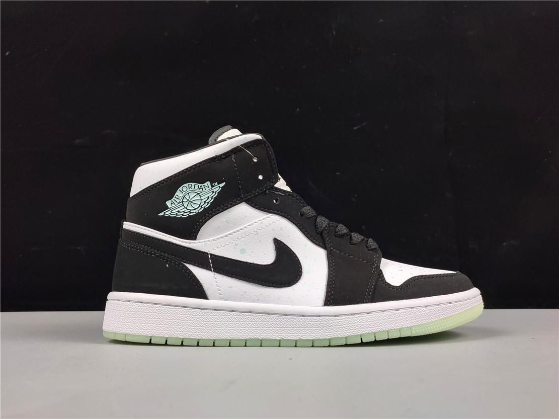 Air Jordan 1 AJ1 Mid – Black/Teal Tint