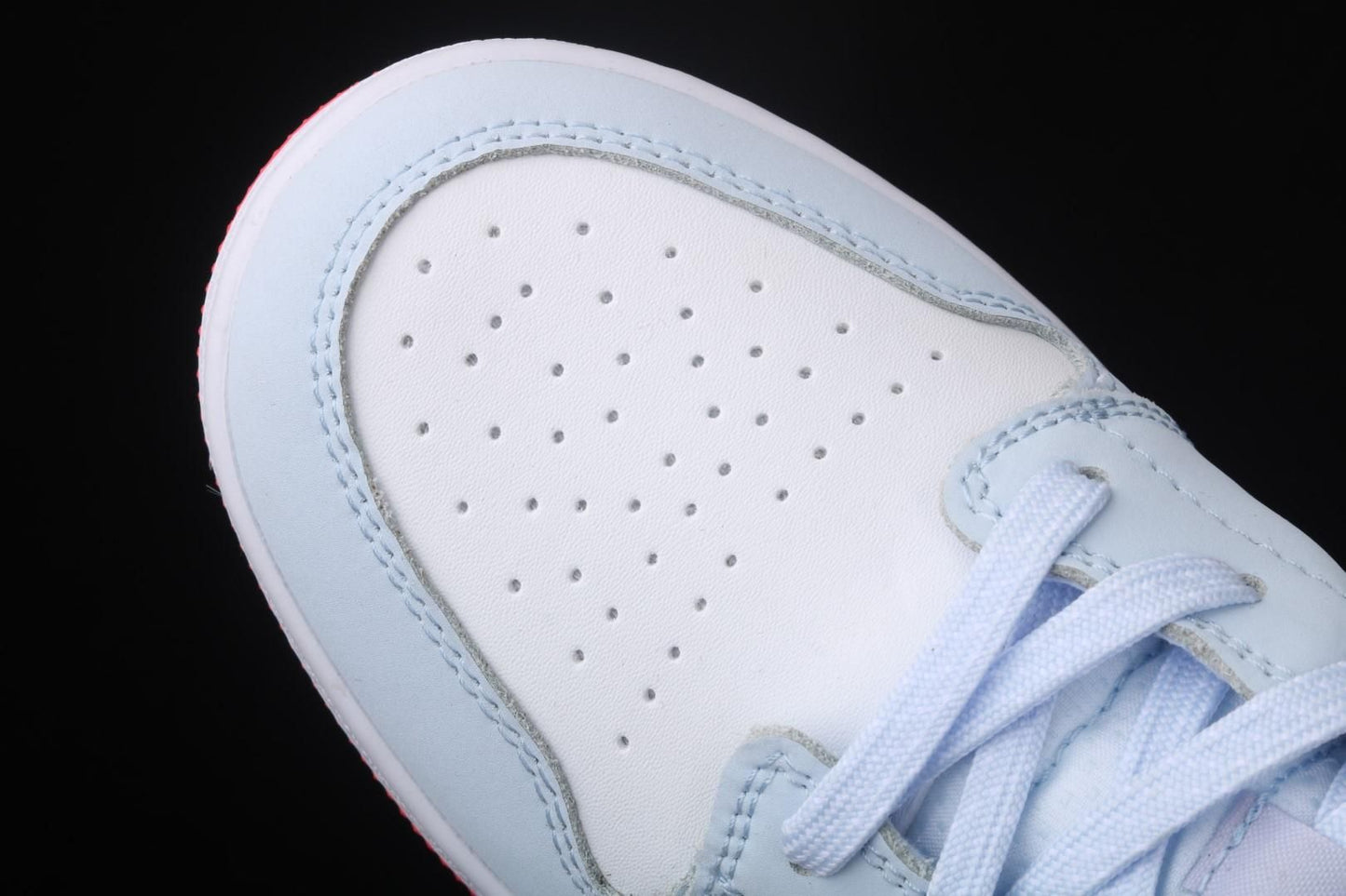 Air Jordan 1 AJ1 Mid – Half Blue Polka Dot