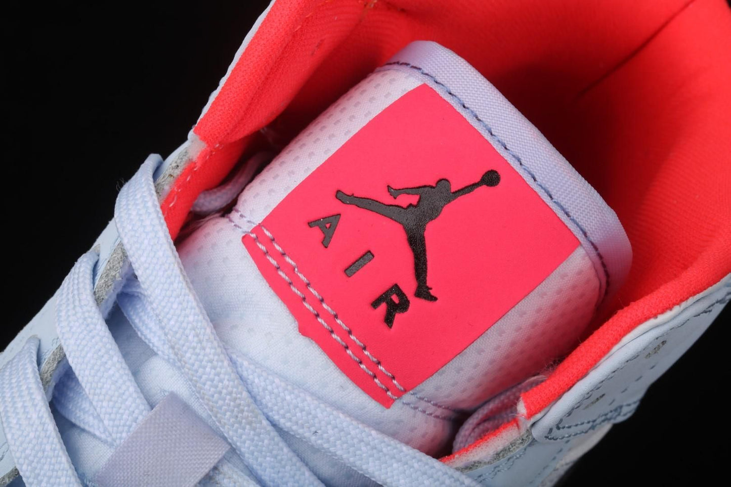Air Jordan 1 AJ1 Mid – Half Blue Polka Dot