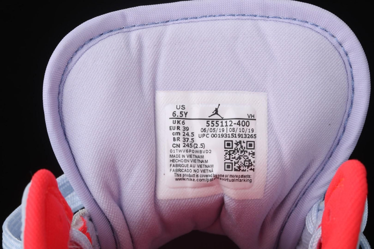 Air Jordan 1 AJ1 Mid – Half Blue Polka Dot