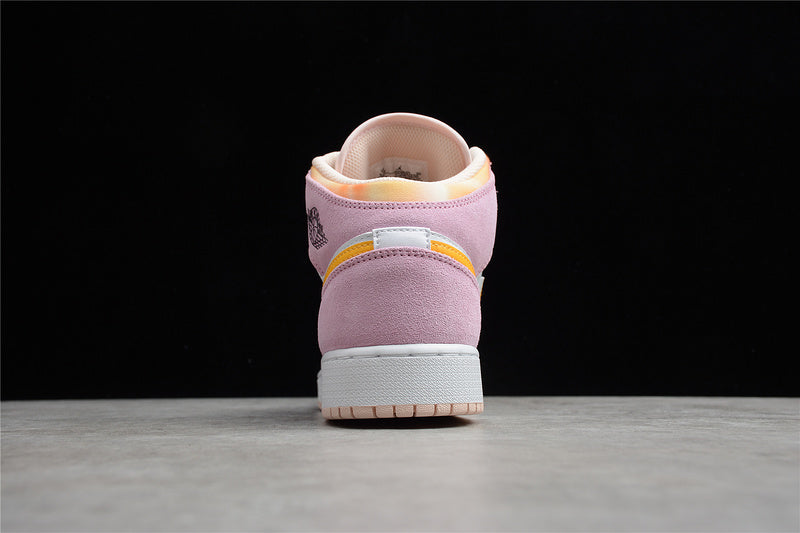 Unisex Air Jordan 1 AJ1 Mid Light – Arctic Pink