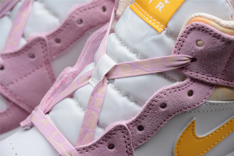 Unisex Air Jordan 1 AJ1 Mid Light – Arctic Pink