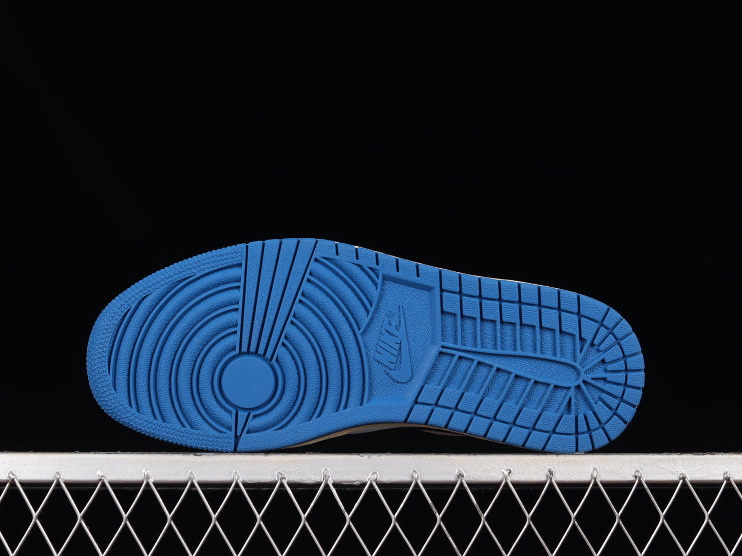 Air Jordan 1 AJ1 Retro Low - Black Dark/Powder Blue