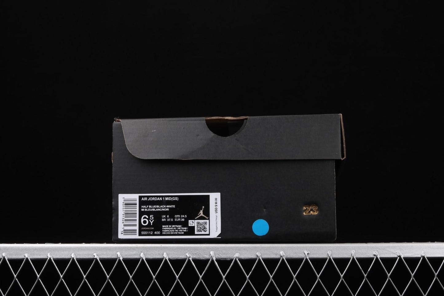 Air Jordan 1 AJ1 Mid – Half Blue Polka Dot