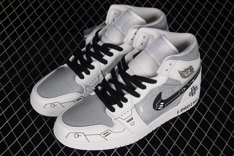 Air Jordan 1 Mid AJ1 PS5 – White
